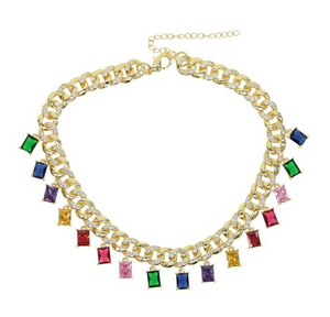 Capri Drip Cuban Necklace