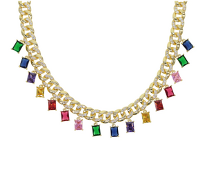 Capri Drip Cuban Necklace