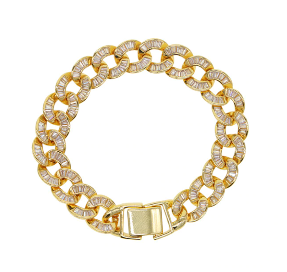 Belgravia Cuban Bracelet in Gold