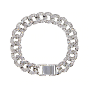 Belgravia Cuban Bracelet in Silver