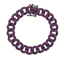 Load image into Gallery viewer, Belgravia Cuban Bracelet in Pink
