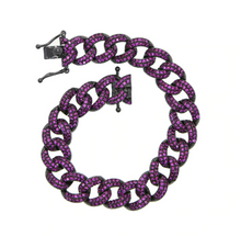 Load image into Gallery viewer, Belgravia Cuban Bracelet in Pink
