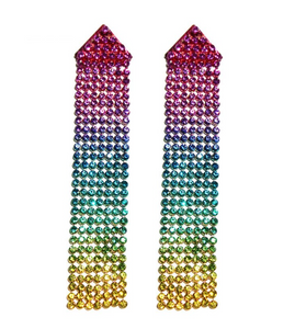 Rainbow Drop Earrings