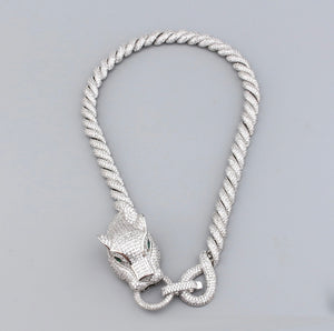 Panthère Luxe Necklace in Silver