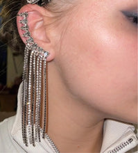 Load image into Gallery viewer, Ear Cuff Tassel Earrings
