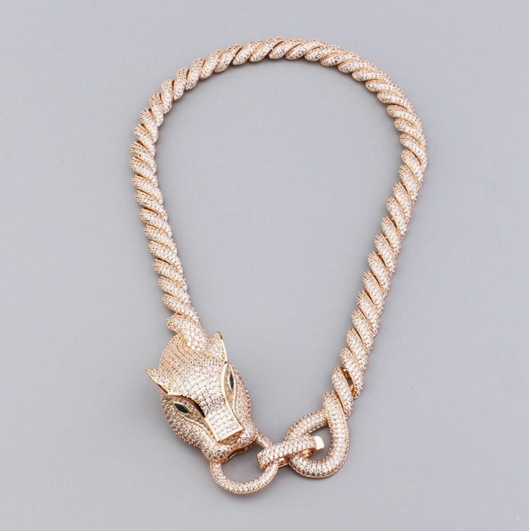 Panthère Luxe Necklace in Rose Gold