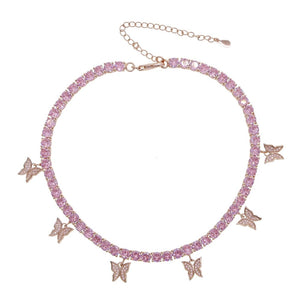 Mariposa Tennis Necklace