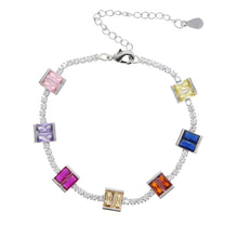 Load image into Gallery viewer, Duomo Baguette Bracelet in Silver
