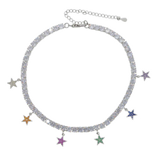 Load image into Gallery viewer, Cosmic Tennis Necklace
