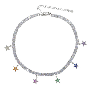 Cosmic Tennis Necklace