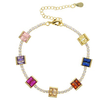 Load image into Gallery viewer, Duomo Baguette Bracelet in Gold
