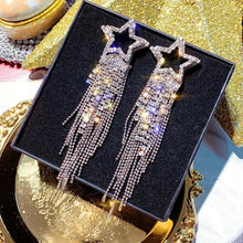 Load image into Gallery viewer, Starry Tassel Earrings
