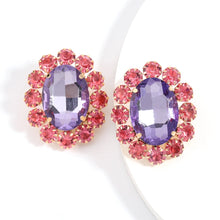 Load image into Gallery viewer, Gem Flower Earrings
