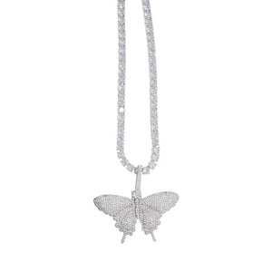 Valeria Butterfly Tennis in Silver