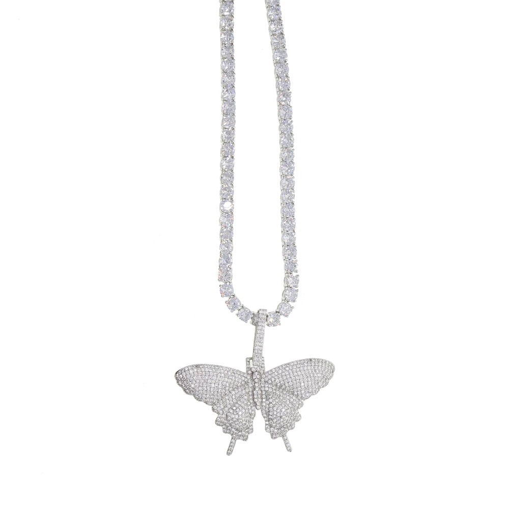 Valeria Butterfly Tennis in Silver