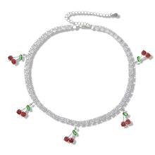 Load image into Gallery viewer, Cereza Tennis Necklace
