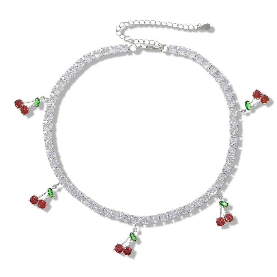 Cereza Tennis Necklace